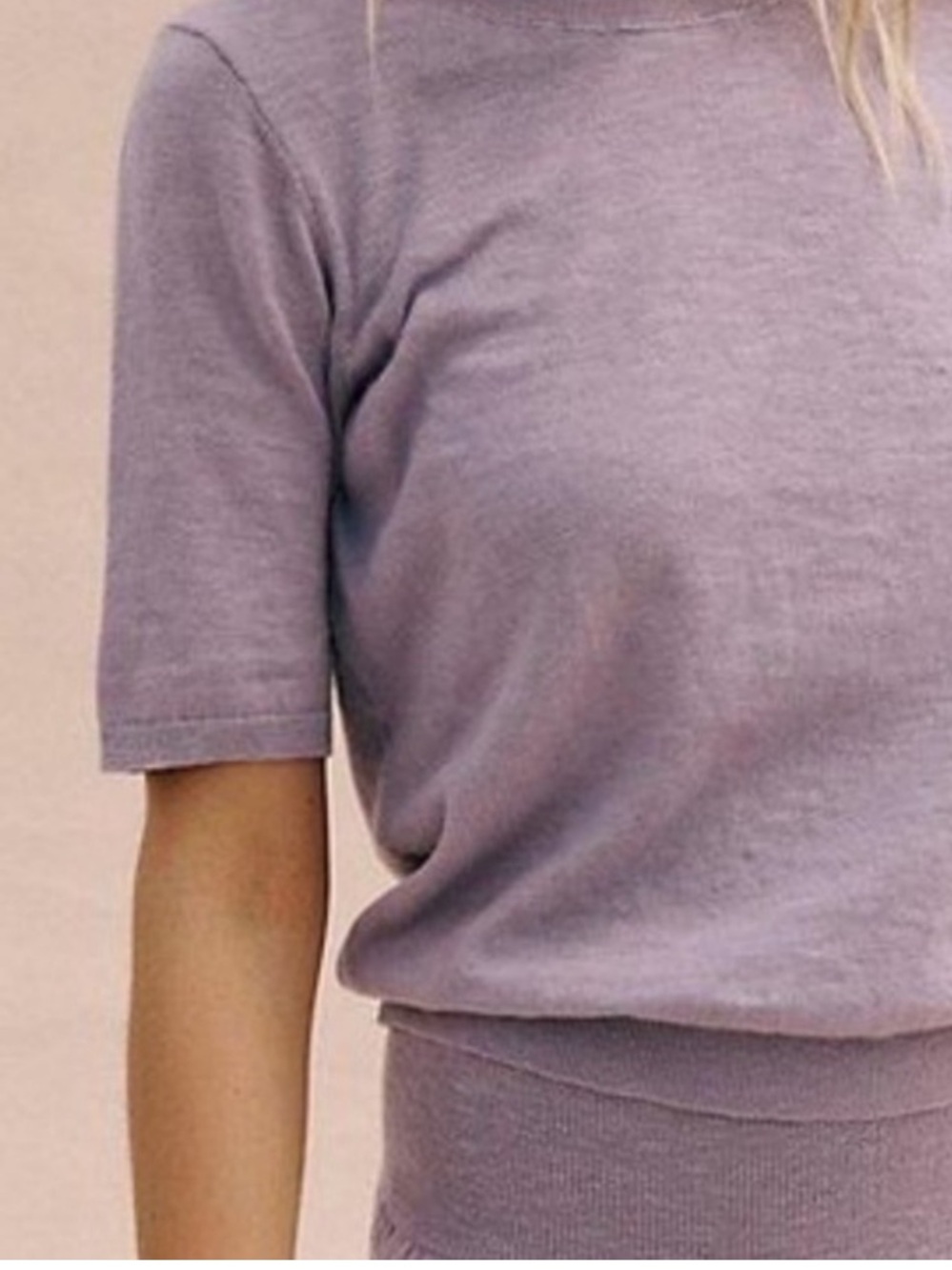 Free People Lilac Knit Skirt Set - Picture 3 of 6